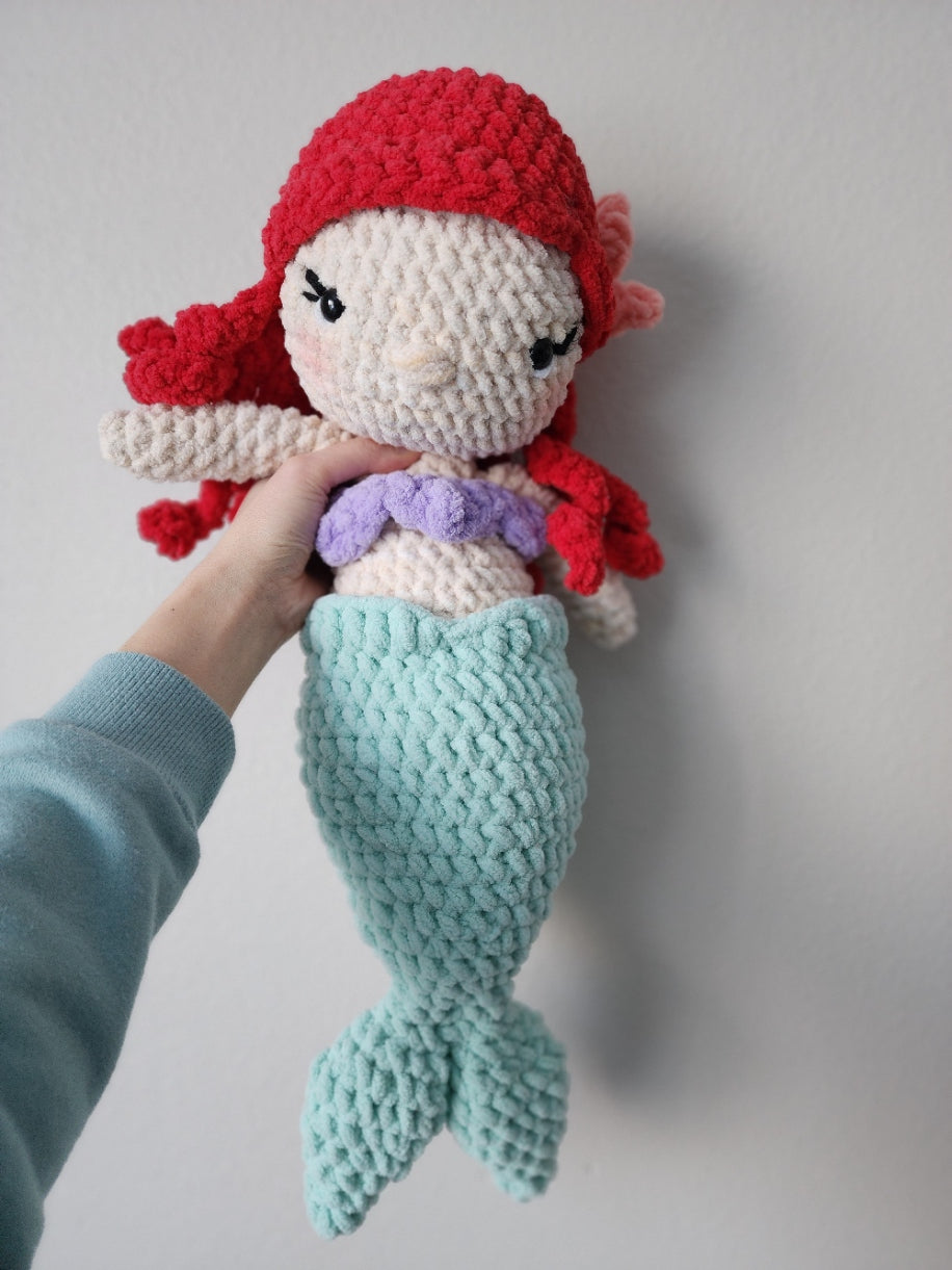 Large Ariel Mermaid Heirloom Doll - Merbaby Ariel Doll