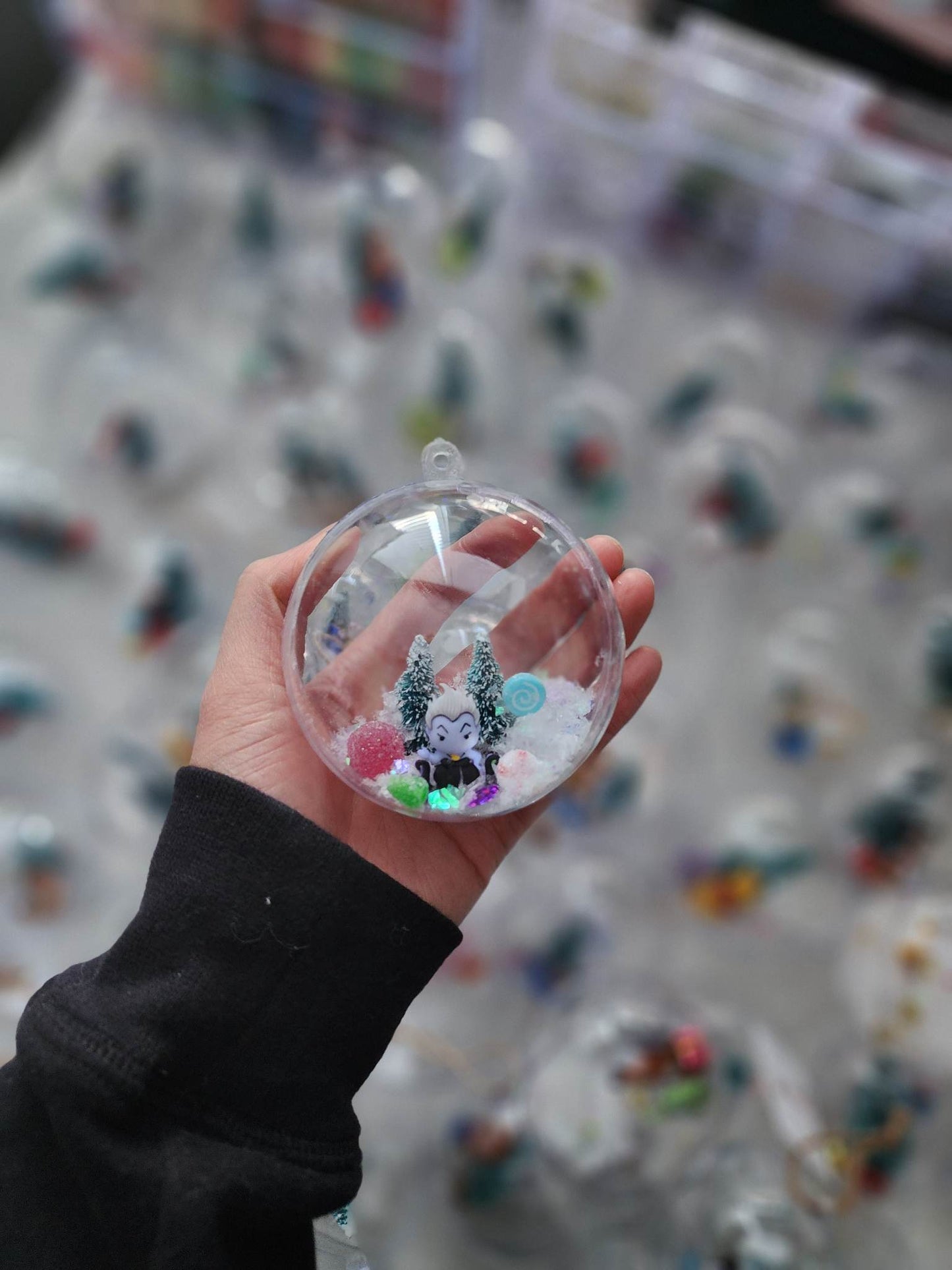 Disney Villain Ornaments - Maleficent, Ursula, and Cruella