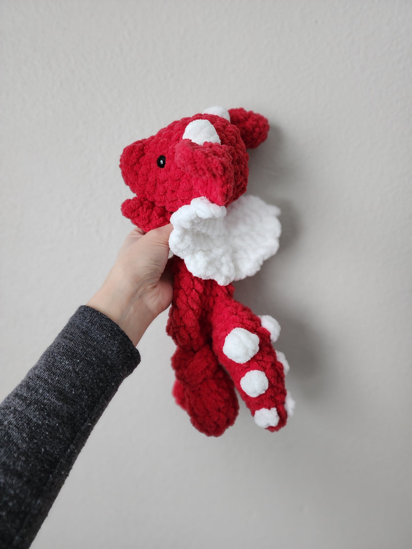 Mini Dakota Dragon Snuggler - Red