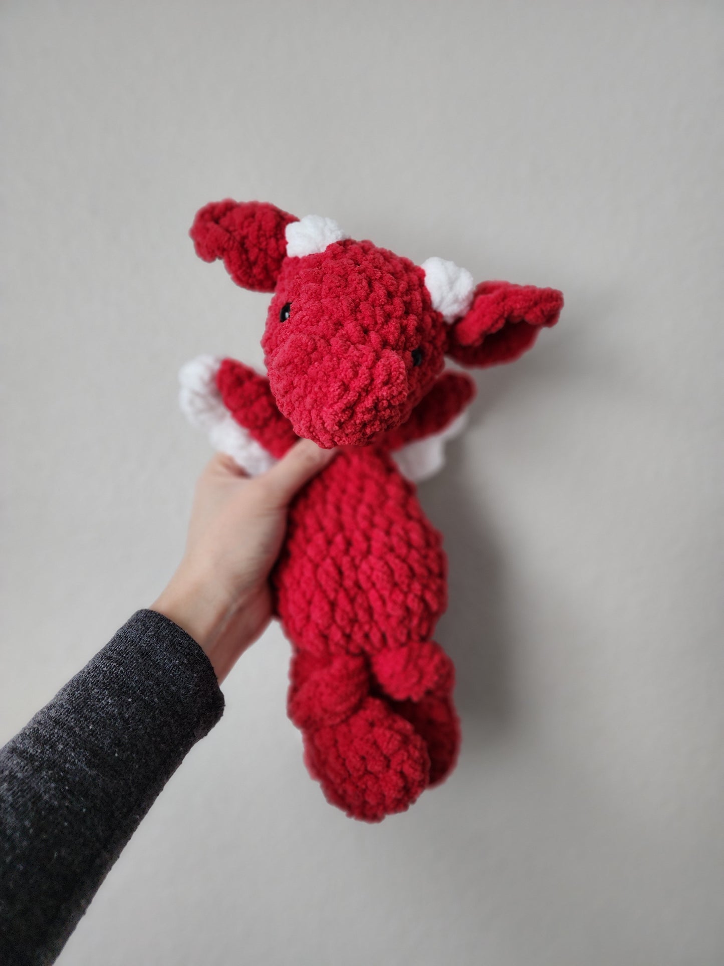 Mini Dakota Dragon Snuggler - Red